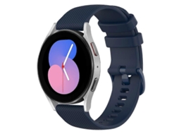 Pulseira De Silicone Quadriculada De 20 Mm