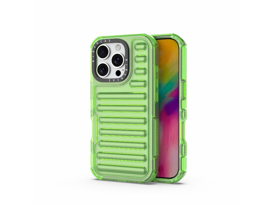 Capa Híbrida Pc Tpu De Alta Transparência Para Iphone 16 Pro - Airbag