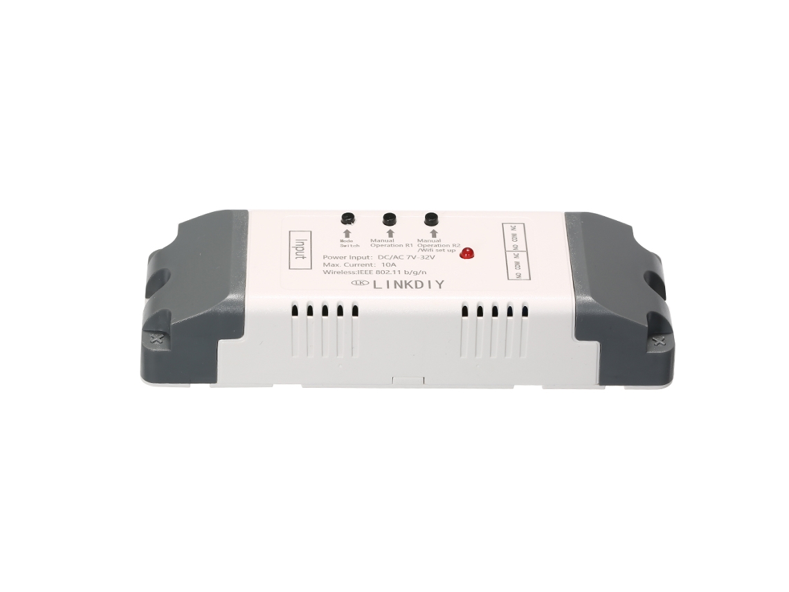 Módulo de interruptor inteligente Ewelink (adaptação de tensão ampla DC/AC 7-32V, controle inteligente Wi-Fi bidirecional)