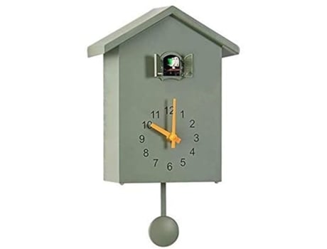 Relógio de Parede Estilo Cucus, Design de Pássaro, Para Sala de Estar e Escritório CRRYNUO
