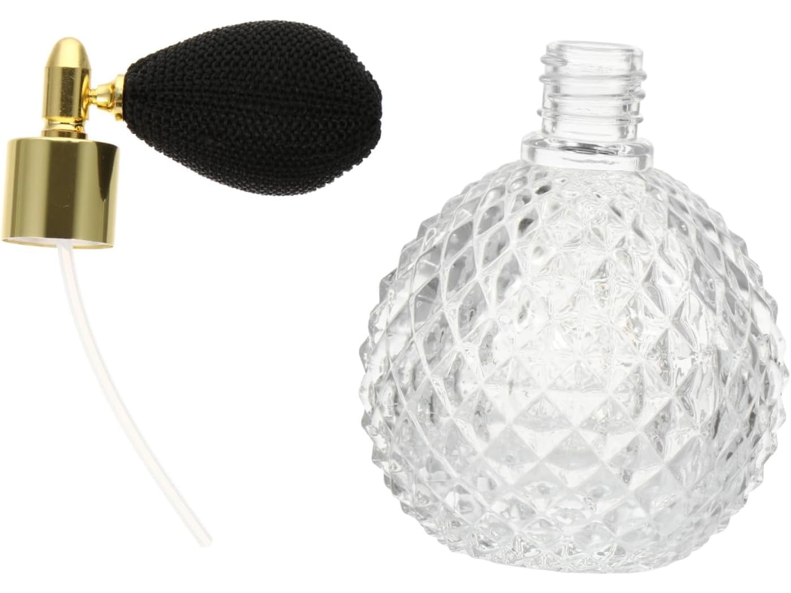 Frasco De Perfume Recarregável Nuobesty Vintage Em Vidro, 100ml, Prático E Elegante.