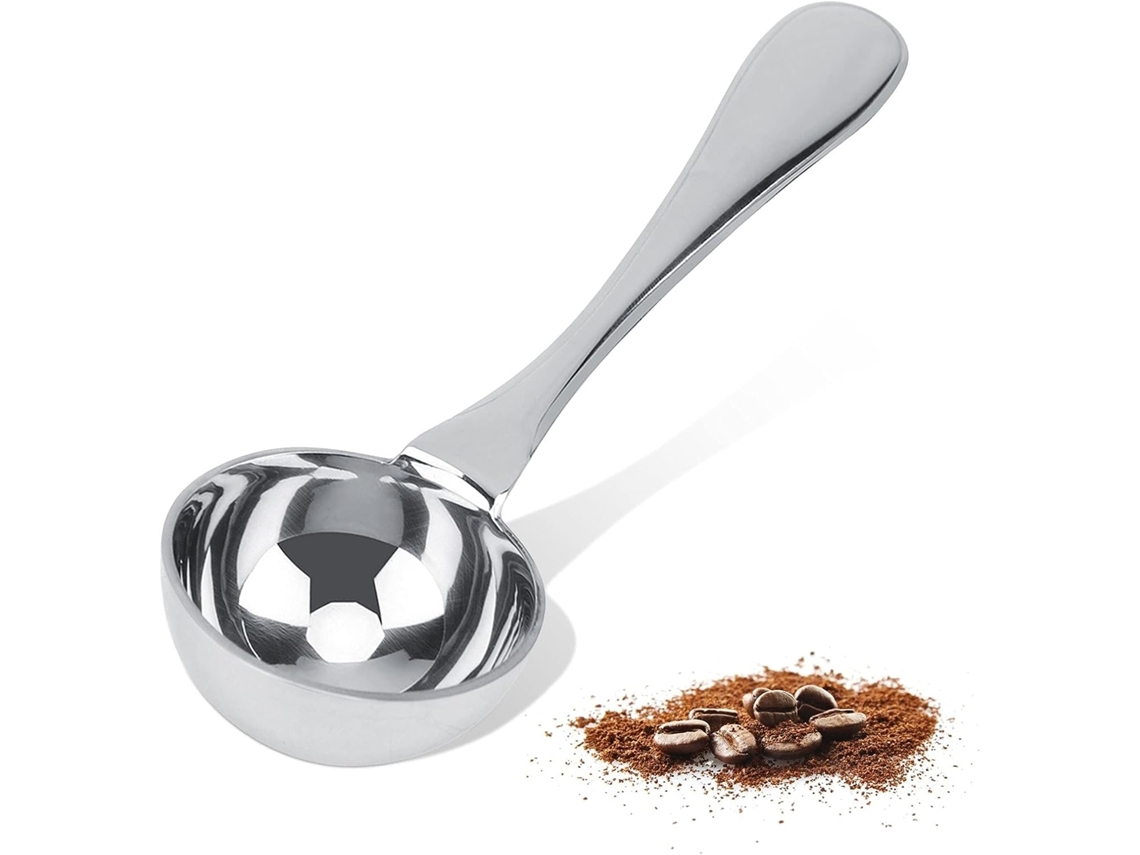Colher Medidora De Café, Em Aço Inoxidável, Para Moído, Zqkla Para Máquina De Café Com Design Reutilizável E Fácil Limpeza