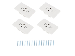 Tomada De Parede Usb Dupla Laxiscreed Com Saída Dc 5v 2100ma Para Padrão Norte-americano