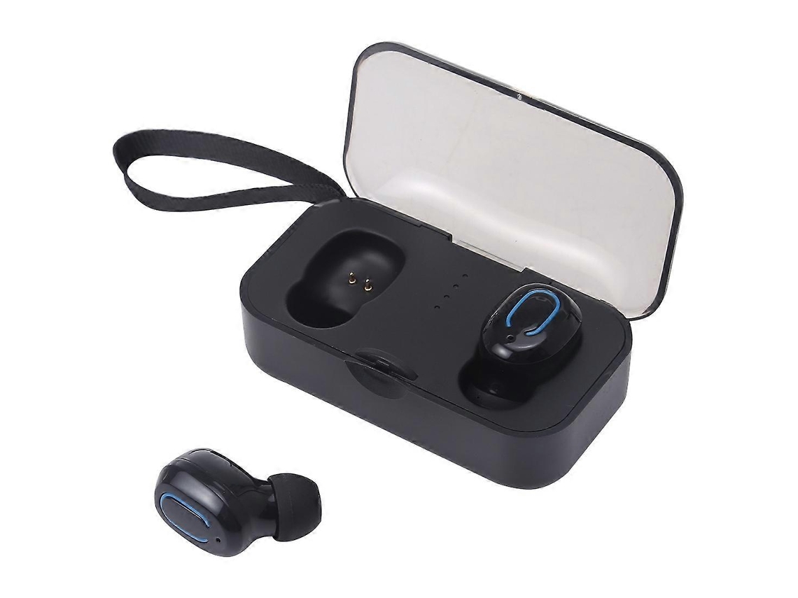 Impressionantes fones de ouvido estéreo sem fio Ti8s Tws com Bluetooth 5.0 e estojo de carregamento Hengrongshen