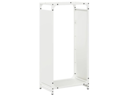 Firewood Rack, Firewood Racks Vidaxl Branco Aço (44 X 28 X 90 Cm)