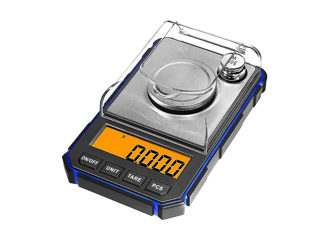 Balança Digital Eletrônica Portátil Mini Balança De Bolso Para Miligramas Com Calibração De 50g E Precisão De 0,001g Aquaforge