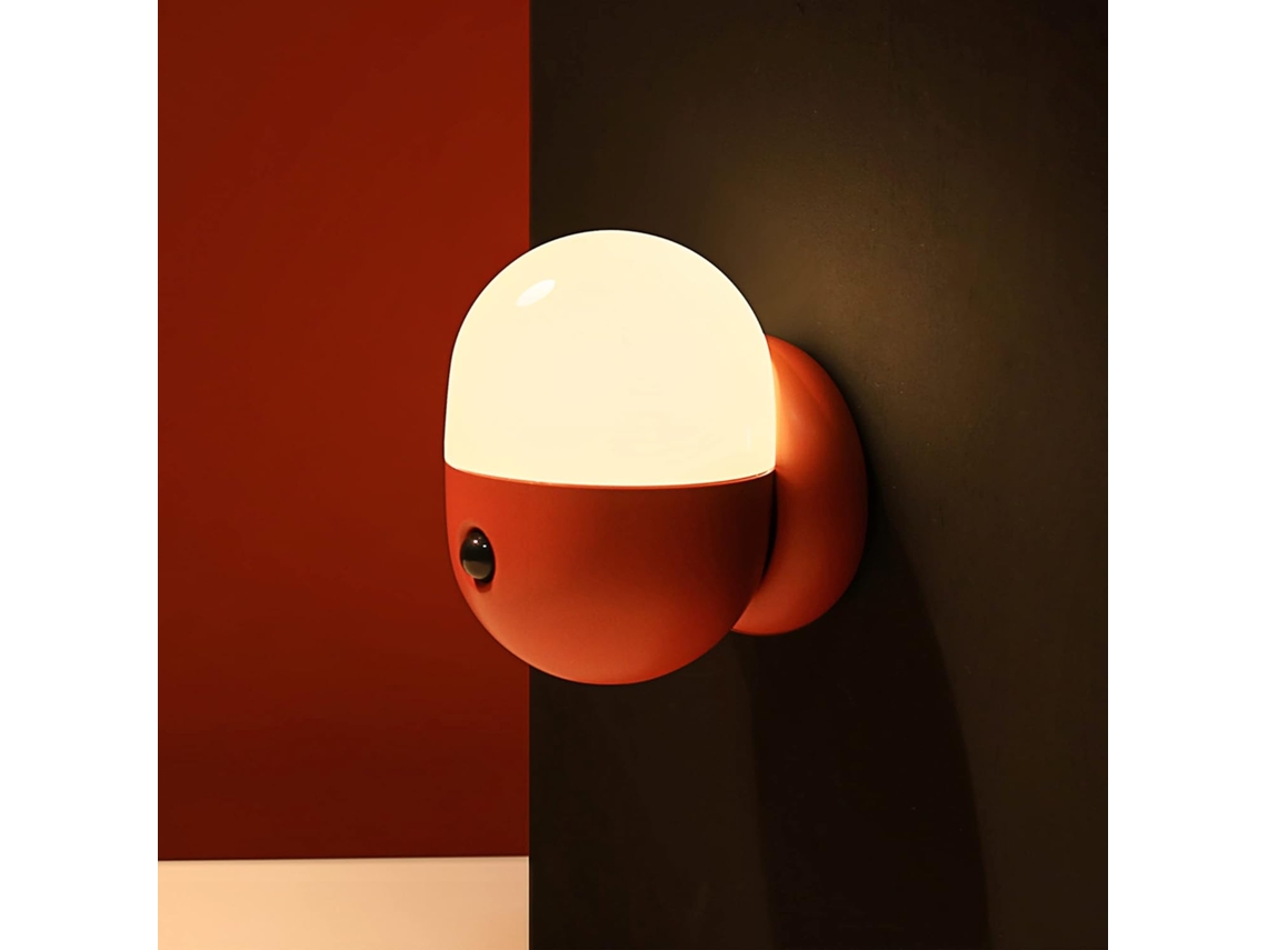 Luz Noturna com Sensor de Movimento para Quarto Infantil, Mini Luz Recarregável Fofa BRILVIBERA