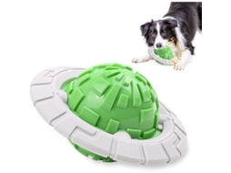 2026 juguete de Masticar Indestructible para Cães, Bola com Som, Interativo para Cães Pequenos, Médios e Grandes (verde)