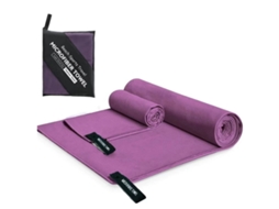 Toalha NEVEANCE Viagem Camping Secagem Rápida Ideal Academia Microfibra (76x152cm76x152cm)