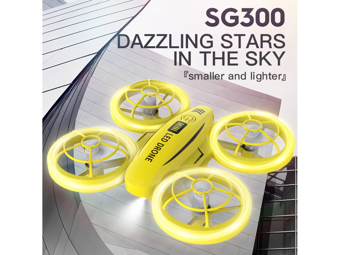Sg300 Mini Droneled Duração Da Bateria15 Min Amarelo