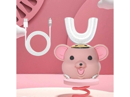 Escova de Dentes Elétrica para Crianças em Forma Sonic Smart Ultrasonic 360 Graus Clareamento D Entes Ipx7 Im GOKOCO