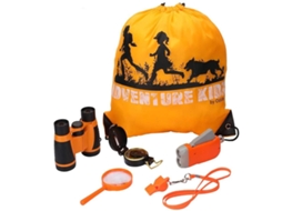 Kit De Aventura Exterior Infantil Com Binóculos Lanterna Bússola Apito