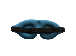 Máscara de Dormir para Viagens e Voos, Preta para os Olhos Sem Nariz, Blackout 3d Estéreo AQUAFORGE