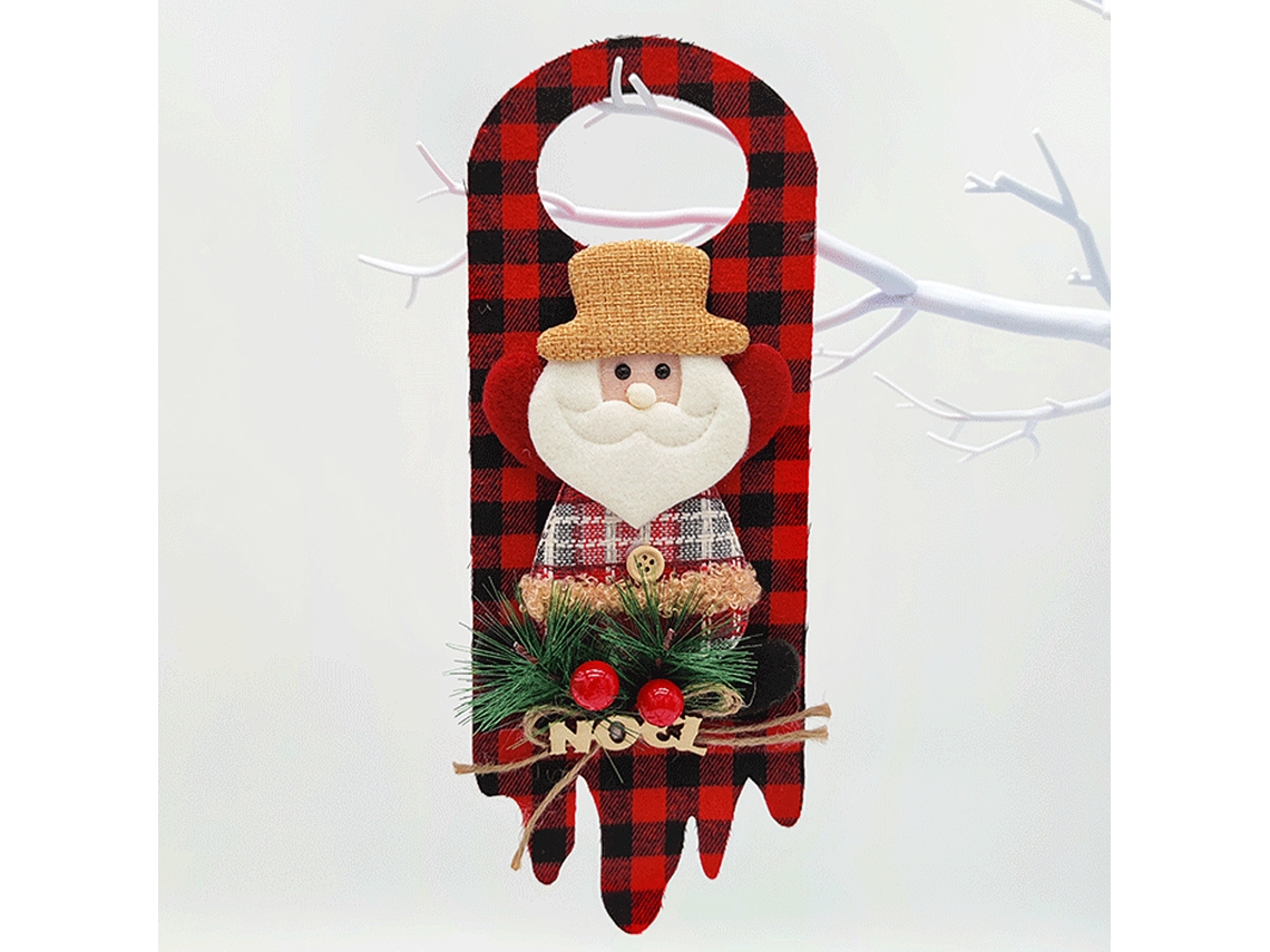 Laxiscreed Porta De Natal Em Tecido Não Tecido Com Hanger Para Decoração De Fim De Ano