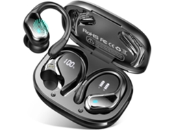 Fones Esportivos Bluetooth 5.4, 75h, Ipx8, 4 Microfones, Usb c ZYBLSSBB