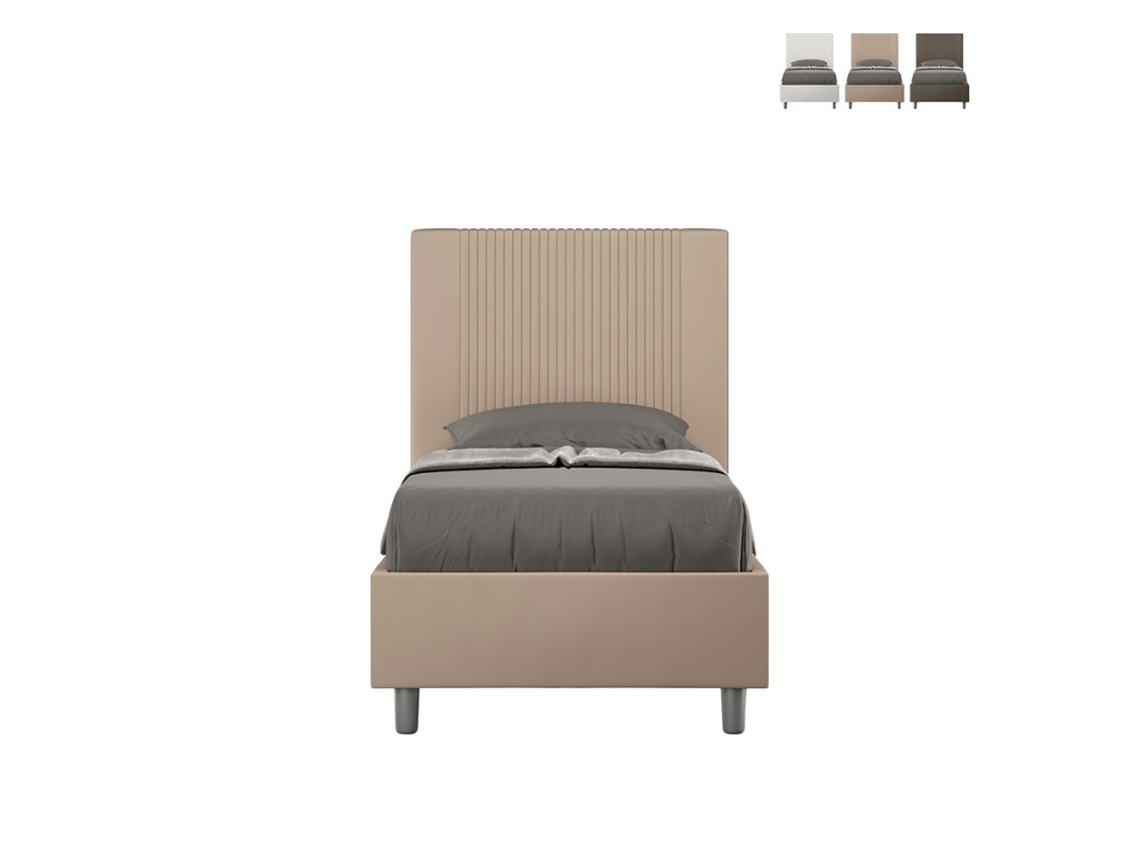 Recipiente de cama de solteiro 100x200 quarto moderno Goya S2