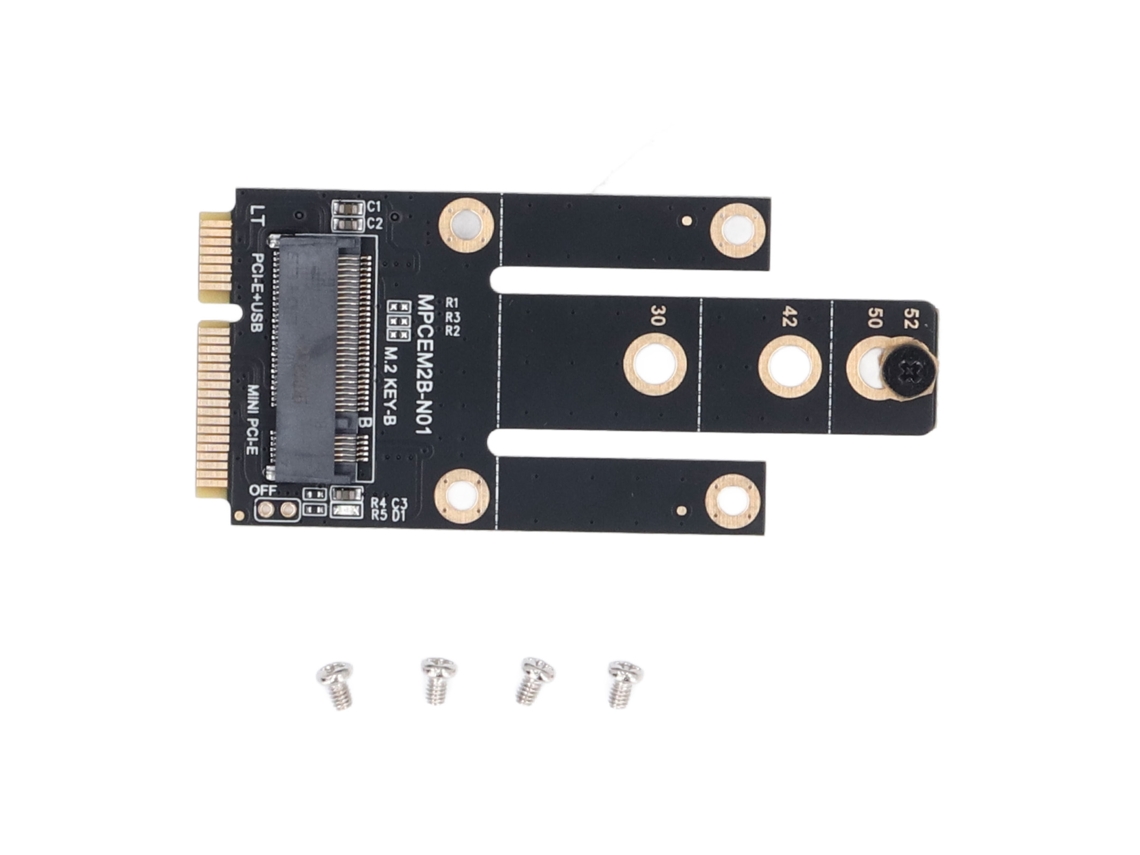 Adaptador Mini Pcie Para M.2 Ngff Key B Com Slot Para Cartão Sim Para Módulo 5g 4g 3g