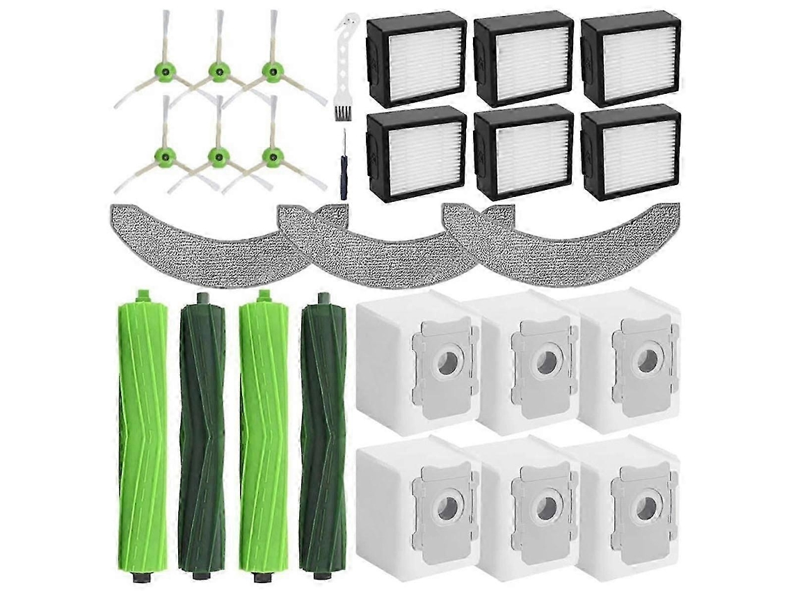 Para Aspirador De Pó Robô Combo J9 E Combo J7/plus, Escova Principal, Escova Lateral, Filtro Hepa, Pano De Esfregão, Acessórios Brilvibera