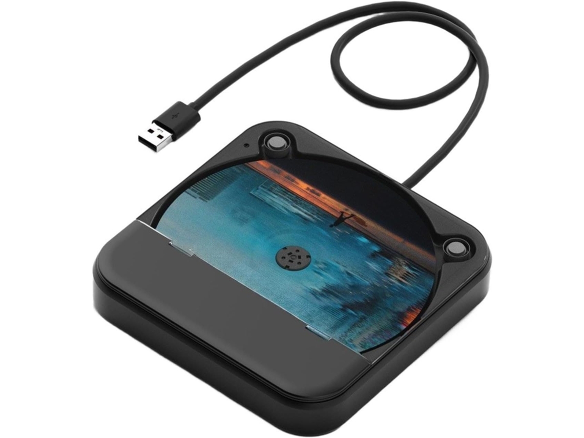 Leitor De Cd Portátil Para Carro Com Entradas Usb E Aux, Proteção Contra Impactos, Formatos Mp3, Wma E Wav, Com Controle