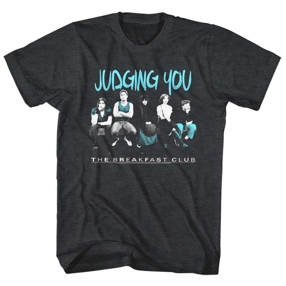 Rockinstone Breakfast Club Movie Judging You Heather Black Adult T-shirt Size:m