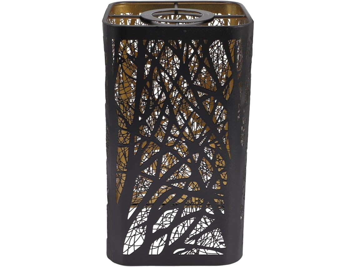 Abajur de Metal Preto com Padrão de Árvore para Luminárias de Mesa e Pendentes, Iluminação Decorativa. SFUSHOS
