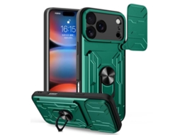 Capa Para Iphone 17 Pro Max Com Proteção Deslizante Para A Câmera E Compartimento Para Cartãohw