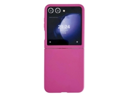 Capa De Celular Samsung Galaxy Z Flip5 Com Janela Grande E Toque De Pele, Em Policarbonato (pc), Para Uso Com Samsung Galaxy Z Flip5