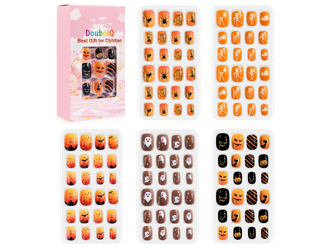 Unhas Falsas Infantis Para Halloween E Natal