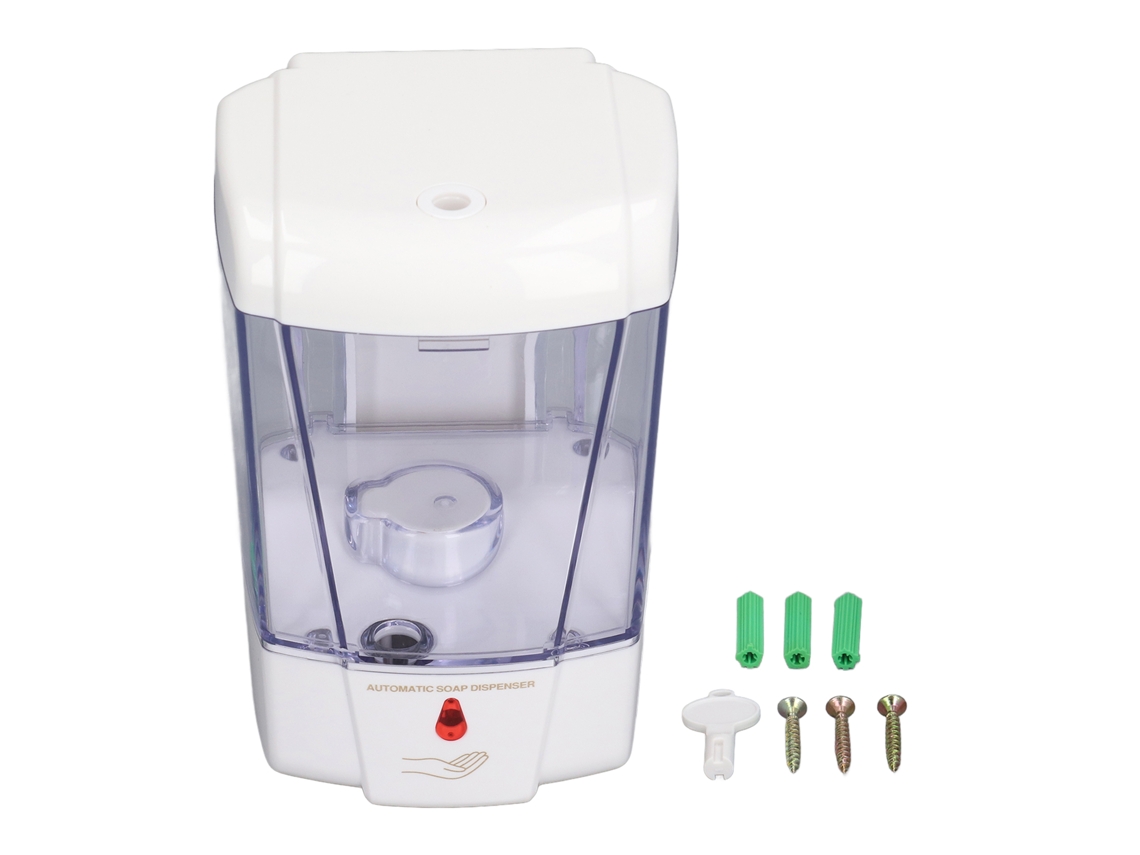 Dispensador de Sabão Automático de Parede Touchless 700ml Sensor Infravermelho para Banheiro Hotel S/MARCA