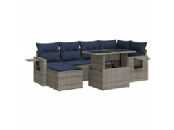 Garden Sofa Set, Garden Sofa Sets Vidaxl Cinzeto Rattan / Vime (n/a)