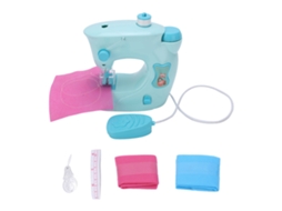 Máquina de costura mini brinquedo para crianças elétrica simulada portátil para acima de 3 anos S/MARCA