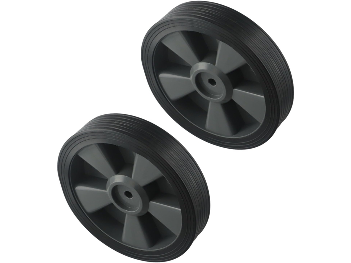Conjunto De 2 Rodas De Reposição De 7,6 Polegadas, Com Furo De 8 A 10 Mm, Plástico