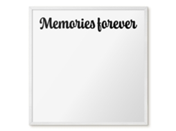 Magnetic Board For Wall Memories Forever For The Bedroom Espelharte (50x50 Cm)
