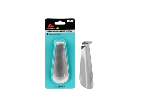 Lauxa Home Calçadeira Metálica Clássica, 11 Cm, Embalagem com 16 Unidades.