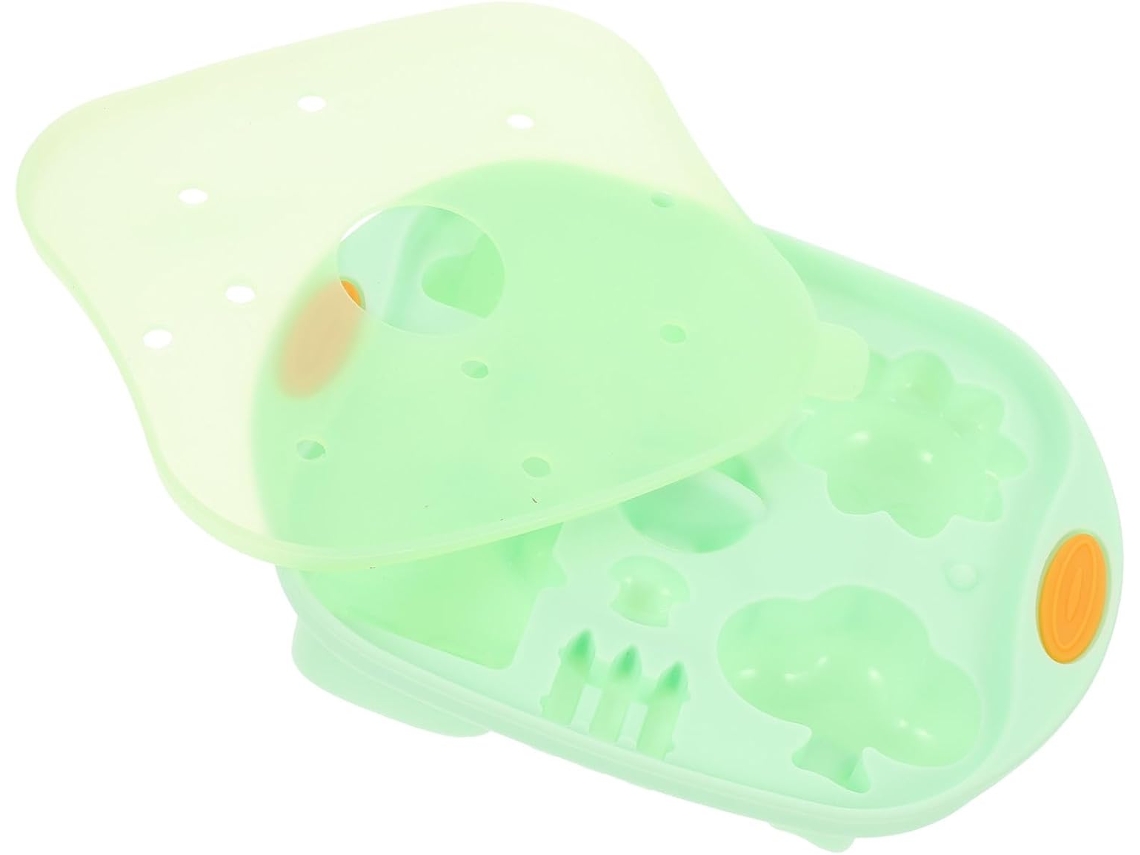 Forma De Silicone Para Alimentos, Resistente Ao Calor, Verde.