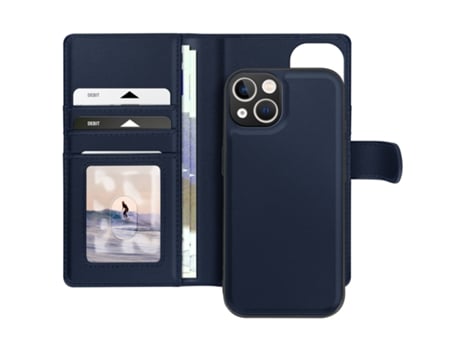 Capa Concha Destacável Para Iphone 13 Mayaxess Acrílico Azul