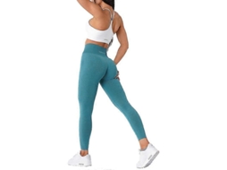 Leggings Sem Costuras Nvgtn Mulher Fitness Elásticos Cintura Alta Algodão Macio Esporte Xs Teléfono