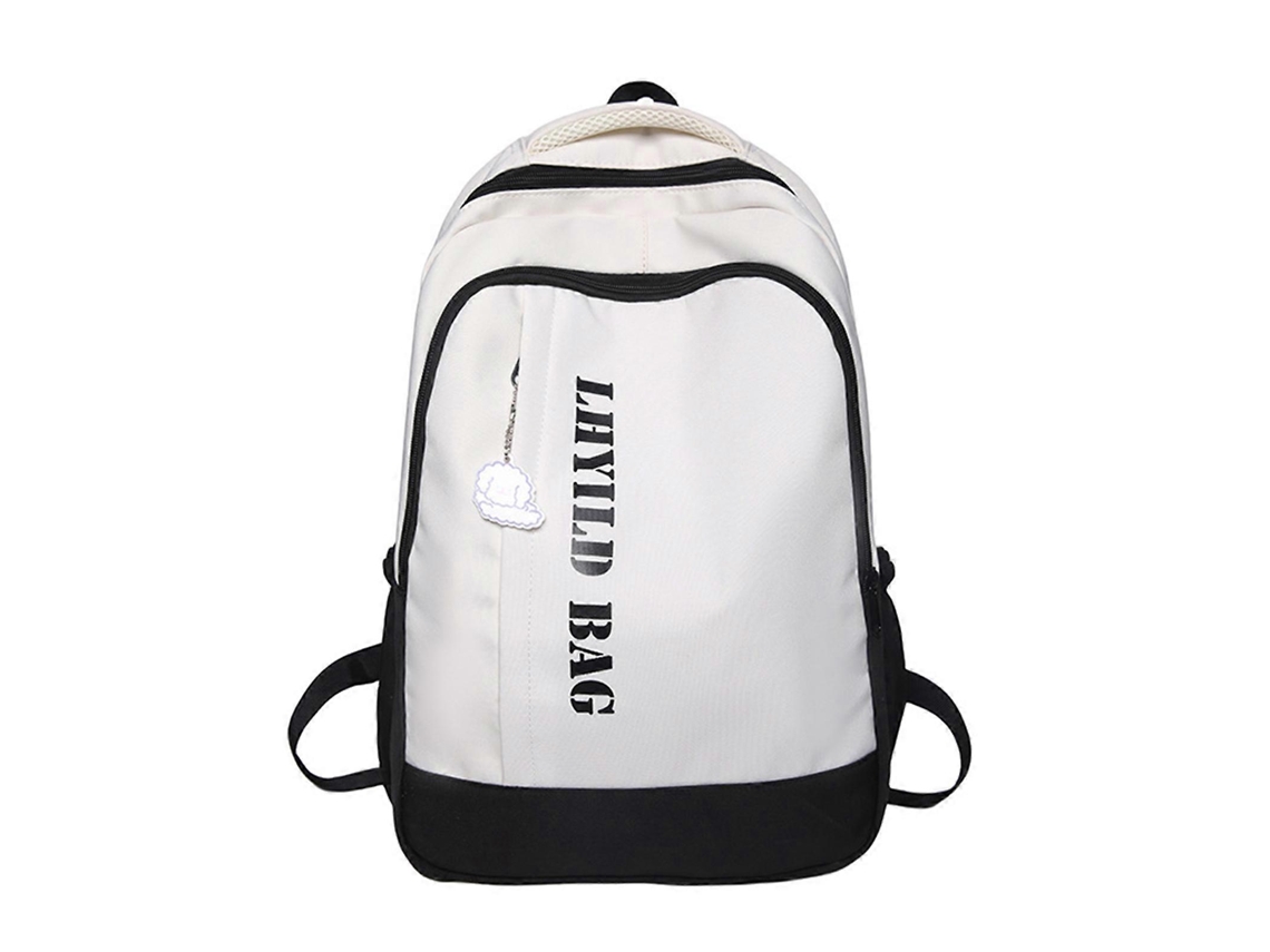 Mochila De Viagem Com Alça Dupla, Ideal Para Estudantes, Perfeita Para O Dia A Dia Escolar. Grande Capacidade E Ideal Para Livros. Cor: Preta.