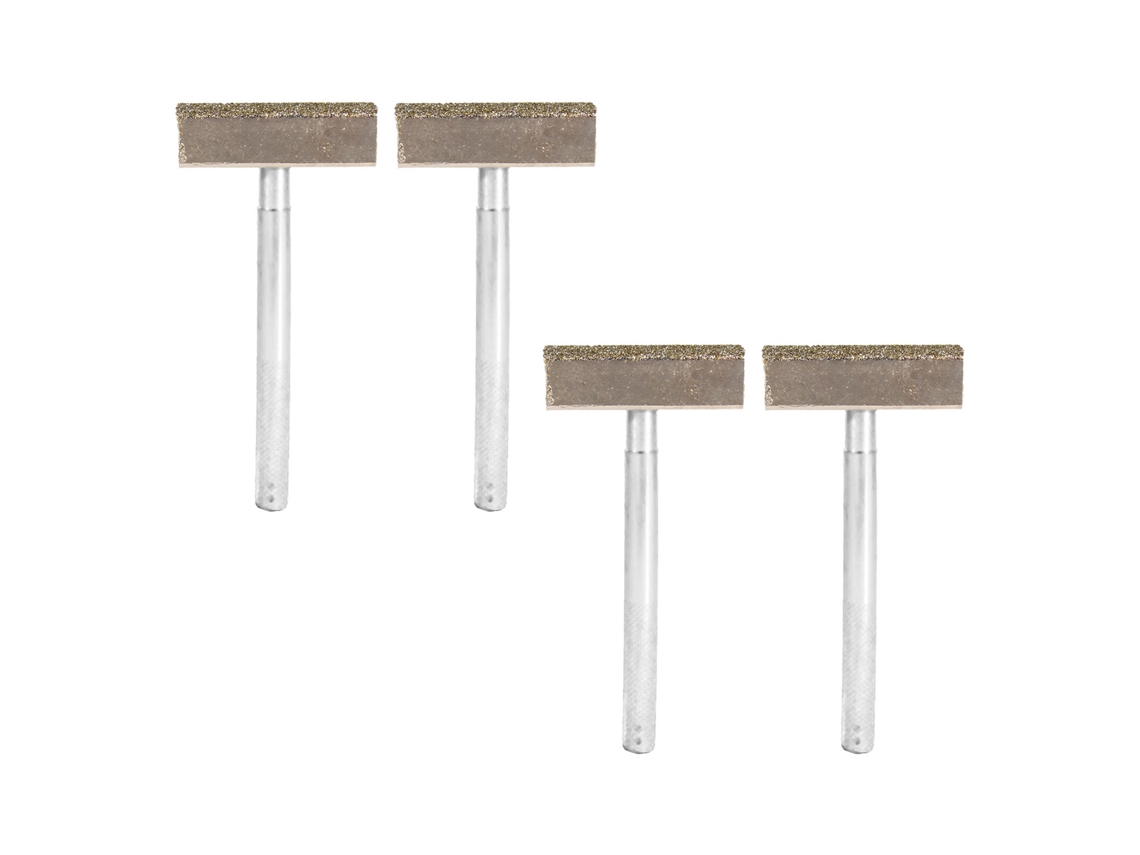 Laxiscreed Conjunto De 4 Ferramentas Manuais Em T Para Rebolo Diamantado E Moagem
