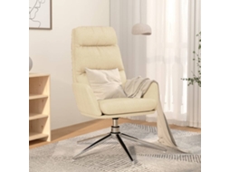 Vidaxl Cadeira De Descanso Tecido Cor Creme
