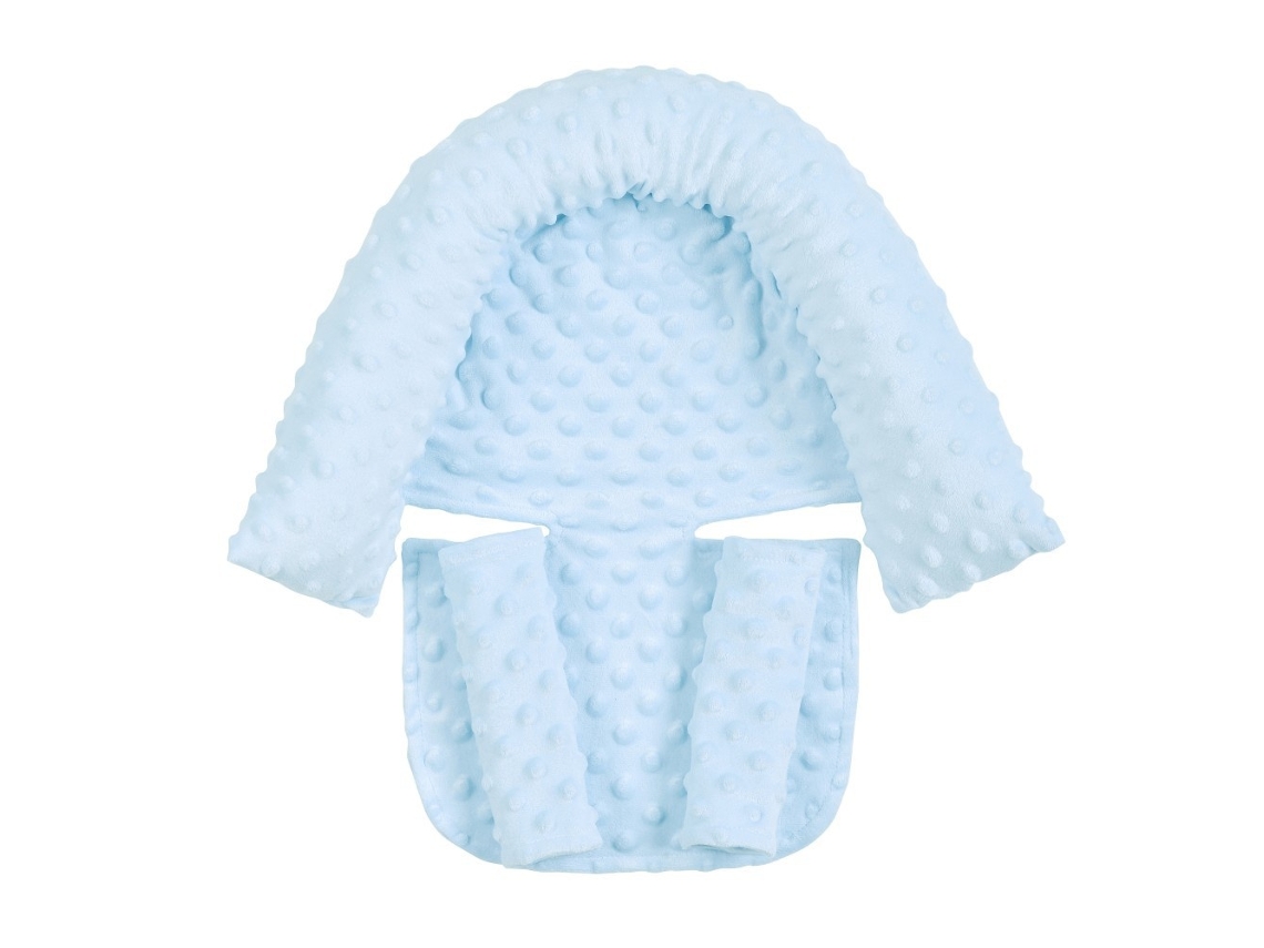 Almofada De Viagem Para Bebé Azul Celeste Para Cabeça E Pescoço Elysve