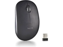 Rato Wireless NGS Silent Fog Pro (1000 Dpi - Preto)