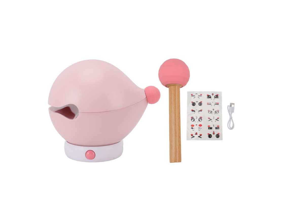 Lâmpada de Mesa Peixe de Madeira Rosa Recarregável LAXISCREED
