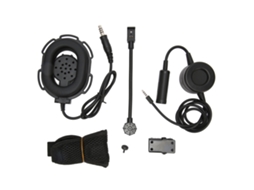 Fone de Ouvido Tático EOOCOO, walkie talkie, com microfone ajustável e cancelamento de ruído