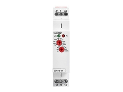 Relé Temporizador de Retardo Eletrônico Grt8, B1 Tipo 16a, Grt8, B1 Branco Ac230v BRILVIBERA