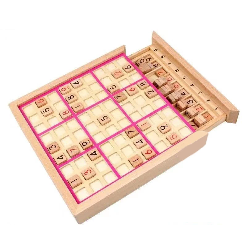 Jogo De Palavras Cruzadas Sudoku, Brinquedo Educativo Montessori De Madeira