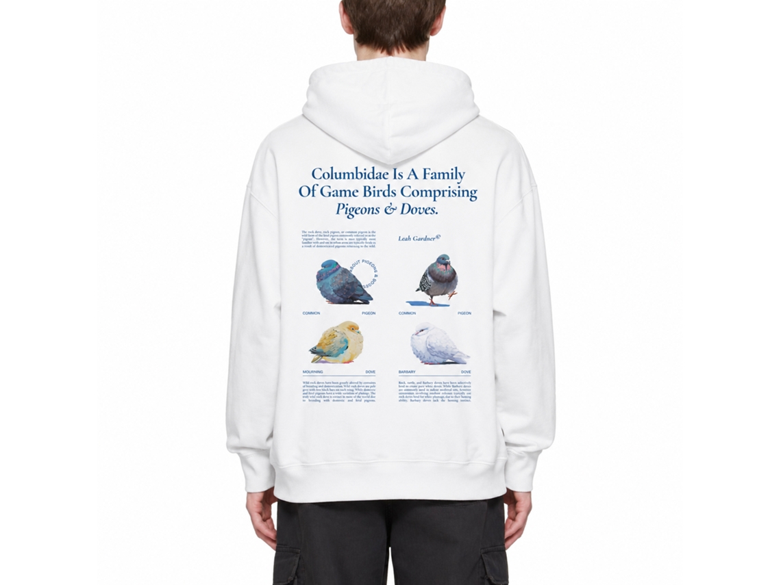 Rockinstone Pigeons Doves Hoodie Unique Designer Style