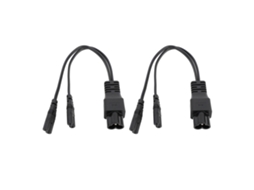Adaptador de alimentação macho LAXISCREED C6 para conectores fêmea Duas C7 e divisor.