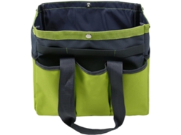 Bolsa para ferramentas de jardim Popetpop Oxford com vários compartimentos externos para armazenamento e transporte conveniente, Cor