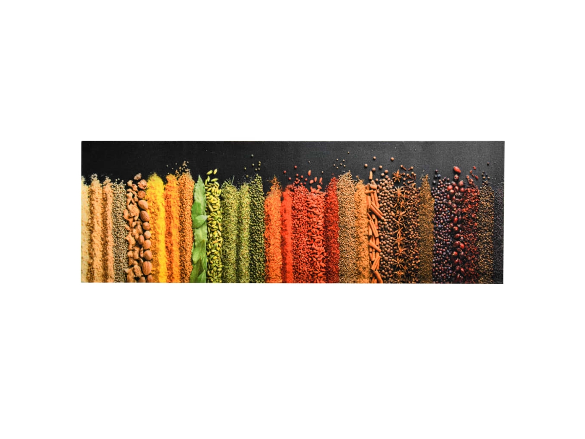 Vidaxl Tapete De Cozinha Lavável Com Design Spice 60x300 Cm
